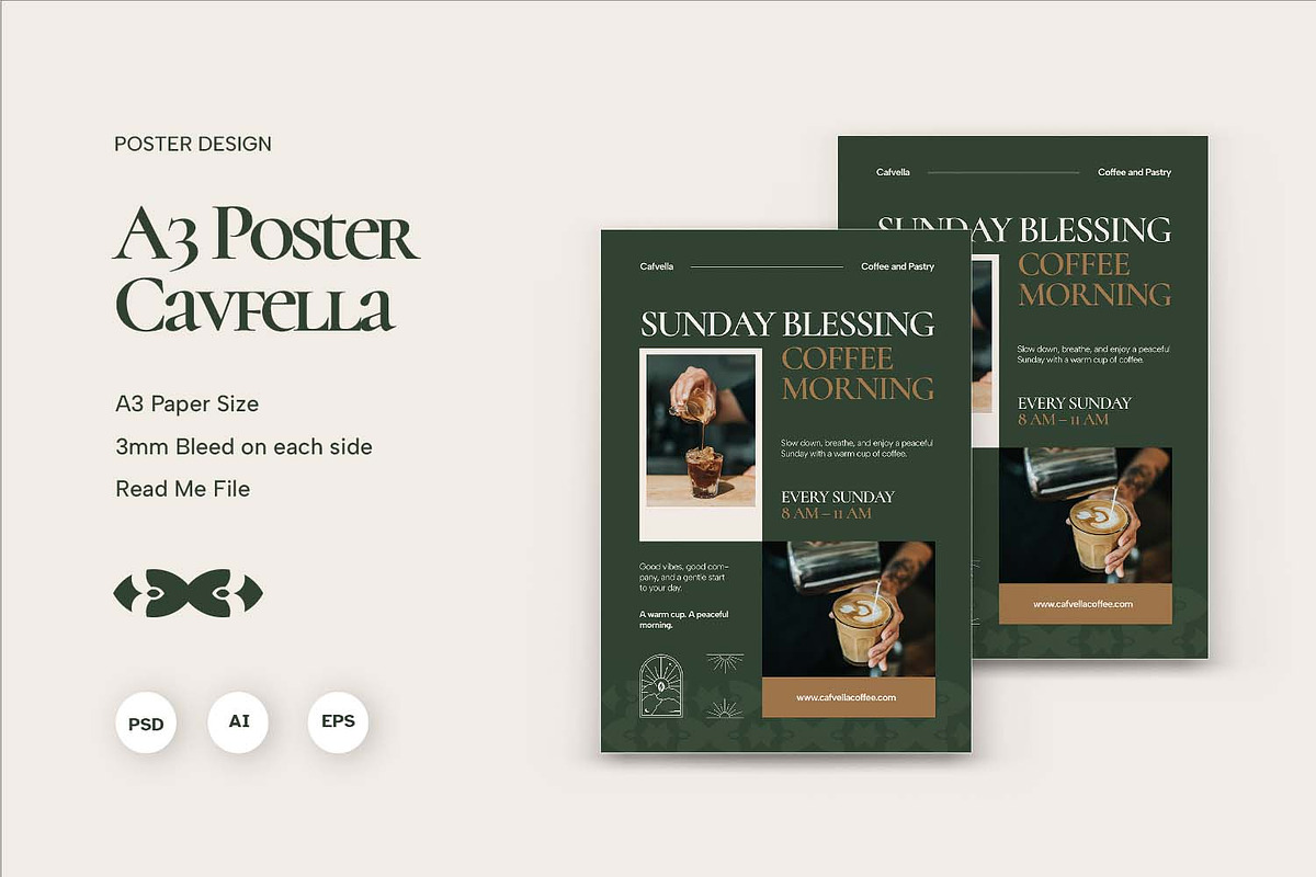 Cafvella - Poster, a Poster Template by Fannan Studio (Photo 1 of 3)