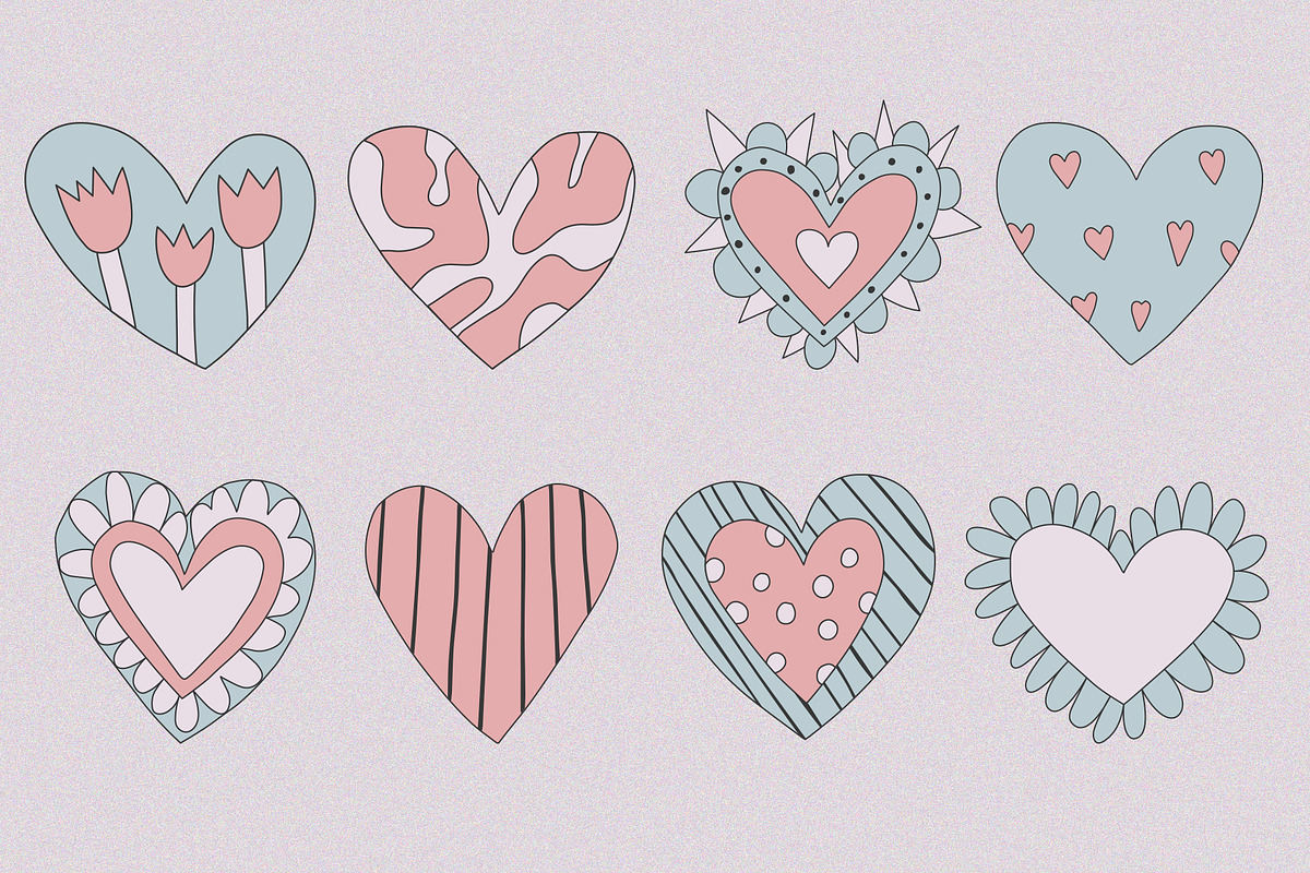 PSYCHEDELIC HEARTS-INSTAGRAM CREATOR, an Illustration by okchizh (Photo 12 of 14)