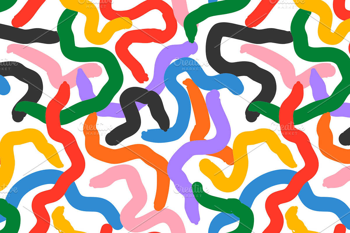 Abstract Kid Pattern Set, a Pattern Graphic by Dedraw Studio (Photo 5 of 12)