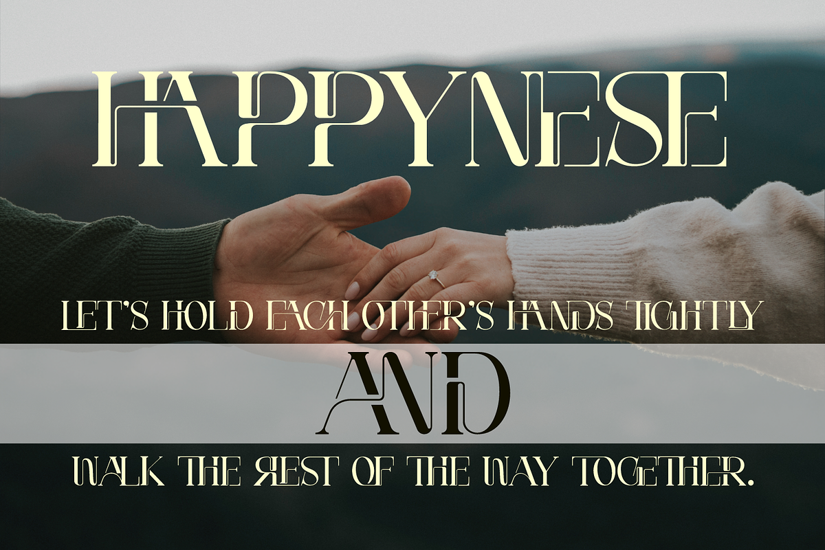 452B Sparked Font, a Serif Font by 177Studio (Photo 3 of 8)