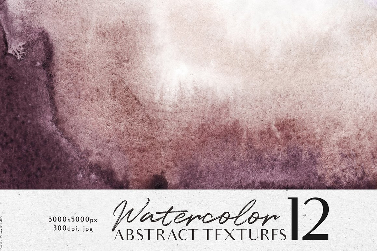 Mystical watercolor textures, a Texture Graphic by AyaLormus (Photo 3 of 15)