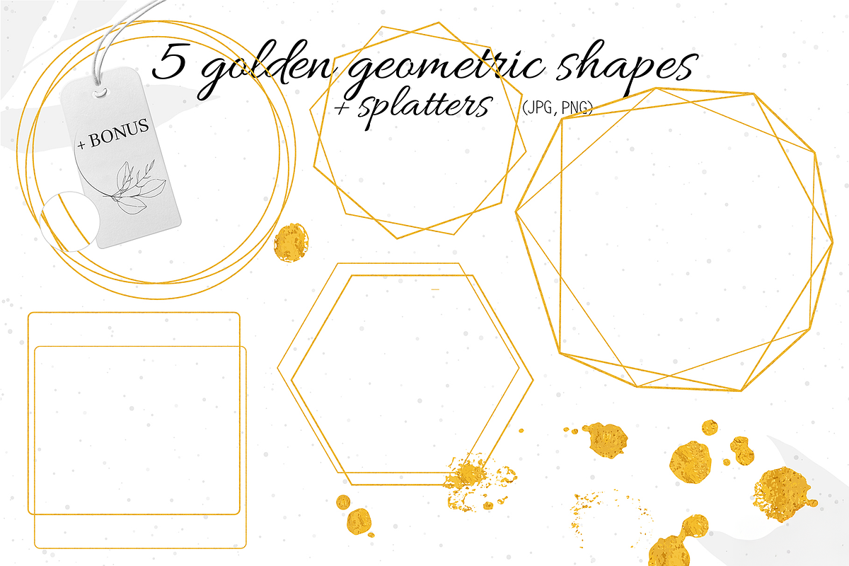 Botanical shapes, organic forms, a Decorative Illustration by JuDesign (Photo 11 of 11)