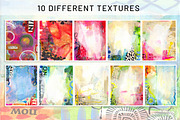 Mixed Media Grunge Backgrounds, a Brushes & More by DeloresArt (Thumbnail 2 of 7)