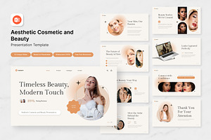Aesthetic Cosmetic & Beauty PPT, a Presentation Template by Antstheme