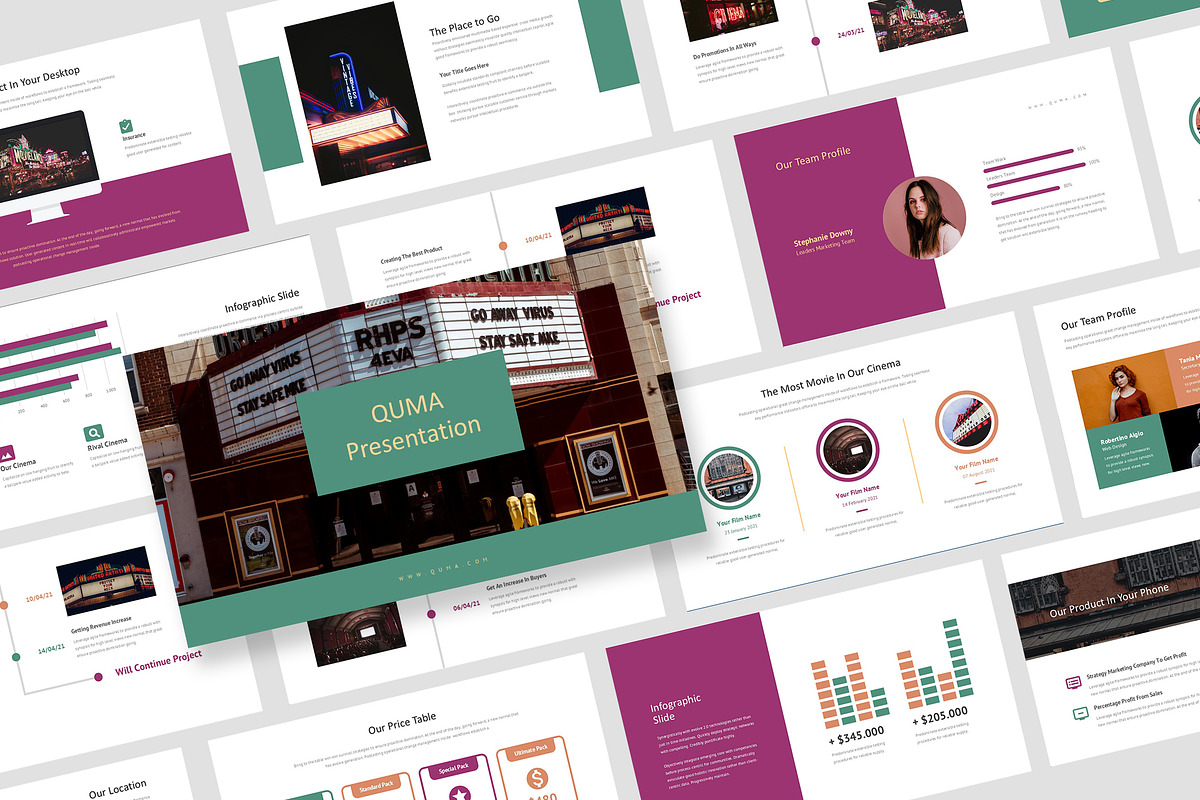 Quma : Entertainment Keynote, a Presentation Template by Punkl Camp (Photo 1 of 16)