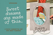 Marzipan Cream Sweet Festive Script, a Handwritten Font by Struvictory.art (Thumbnail 2 of 9)