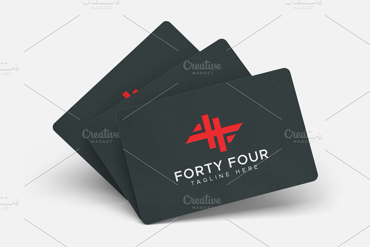 Number 44 logo design template, a Branding & Logo Template by Amadul11 (Photo 2 of 4)