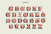Lewis Chessmen Medieval Initials, a Blackletter Font by kaer_shop (Thumbnail 4 of 10)