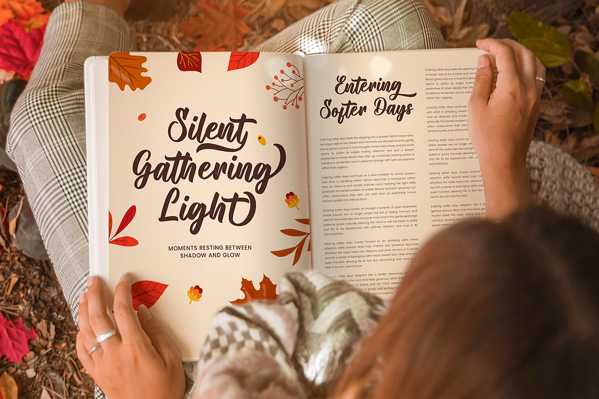 Autumn Harvest, a Handwritten Font by Mozatype (Photo 3 of 9)