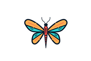 Colorful Butterfly Vector