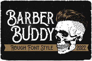 Barber Buddy Display Font