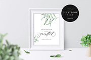 Wedding Guestbook Sign, Aurora, an Invitation Template by Alice Bluefox (Thumbnail 1 of 5)