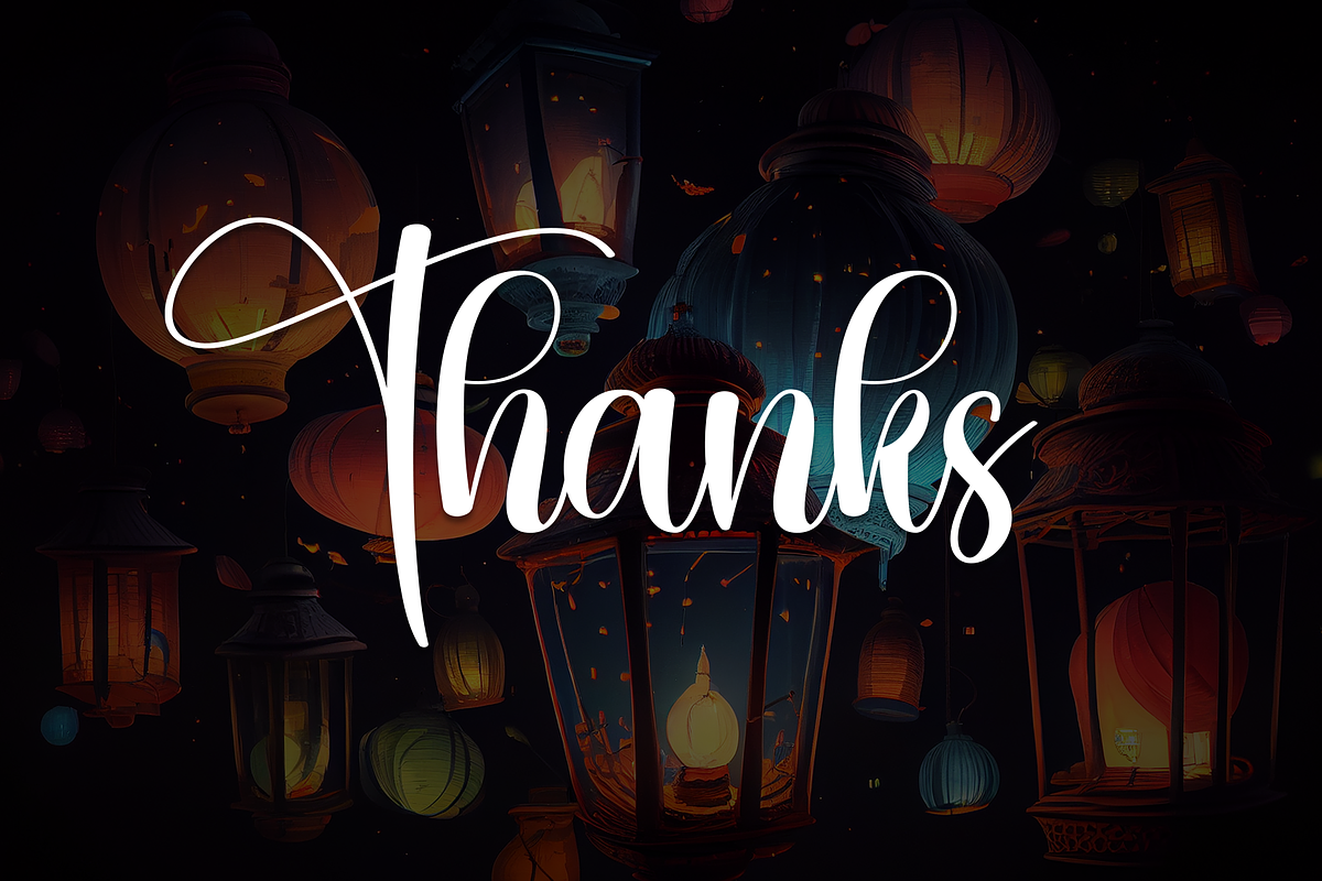 Lantern | Script Font, a Handwritten Font by Scratchones (Photo 9 of 9)