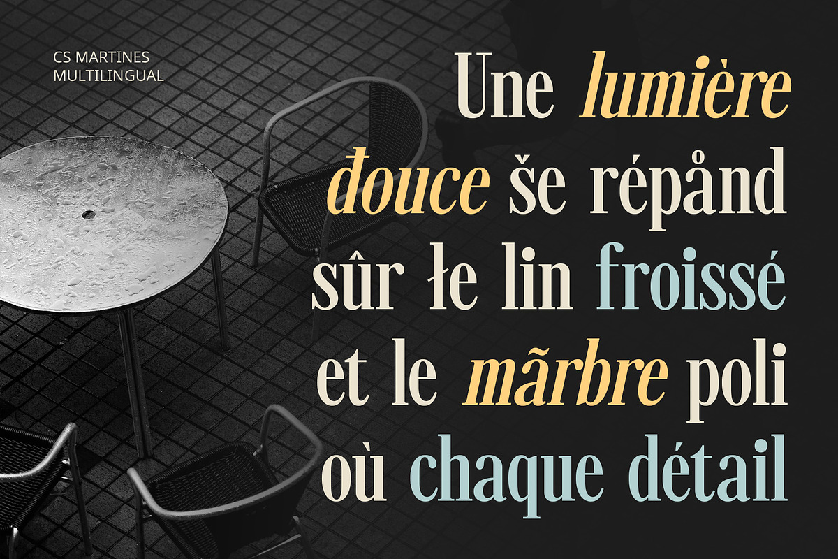 CS Martines – Condensed Font, a Serif Font by Craft Supply Co. (Photo 7 of 8)