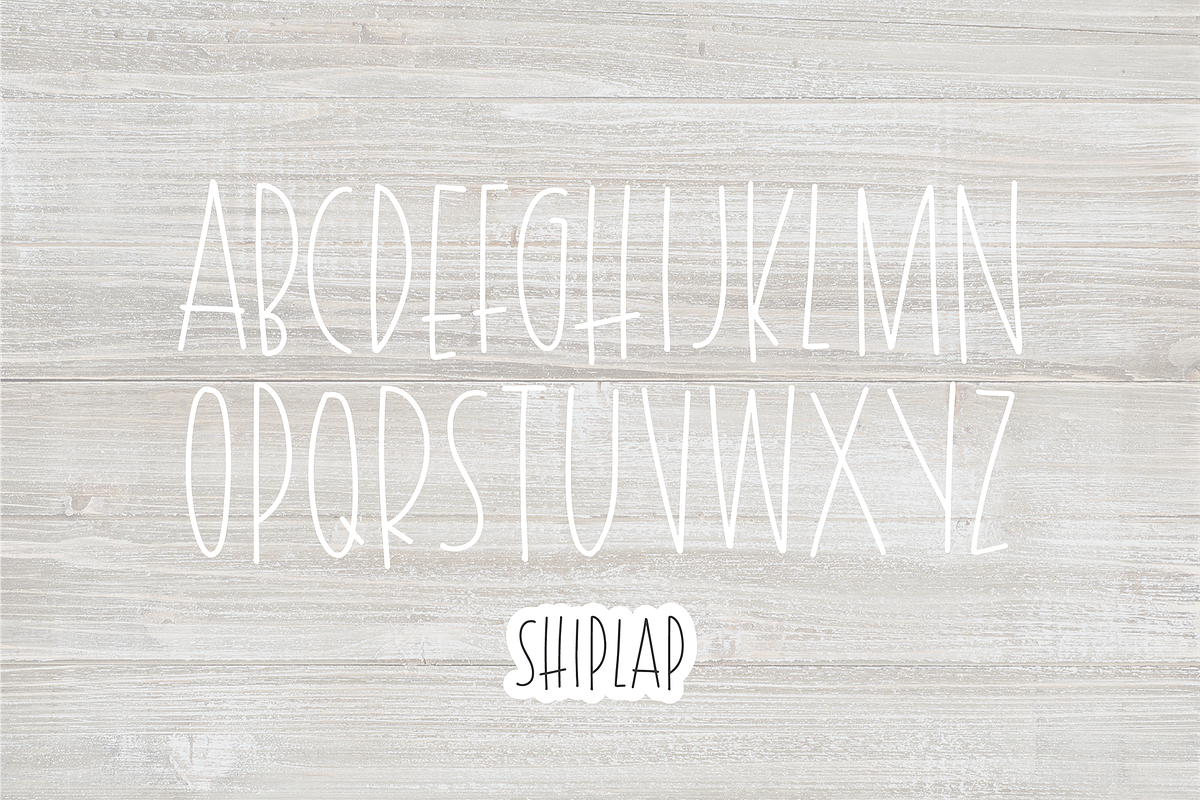 SHIPLAP Sans Serif Handwritten Font preview 5