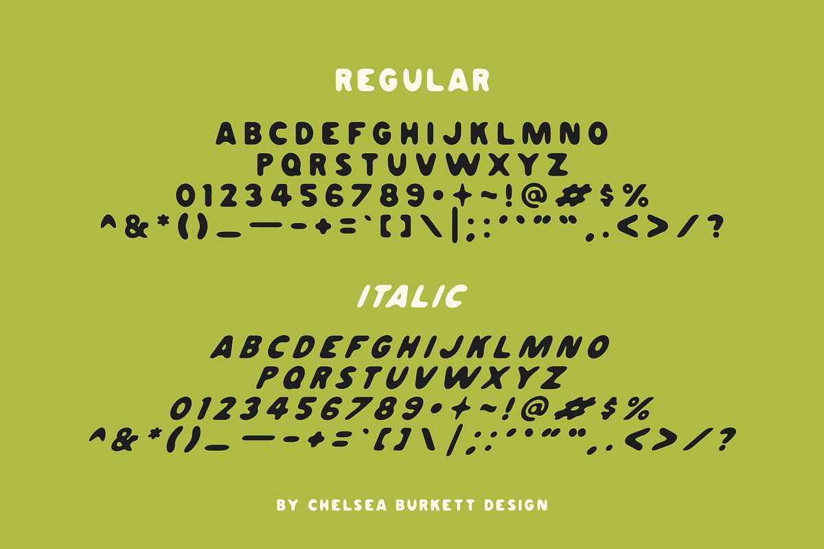Pothos Font, a Sans Serif Font by Chelsea Burkett (Photo 5 of 6)