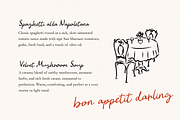 Bon Appetit Darling Pencil Script, a Handwritten Font by Kaya Fonts (Thumbnail 6 of 44)