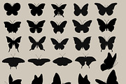 Butterfly Silhouette Vectors, a Graphic by GreenStockPhotos (Thumbnail 2 of 4)