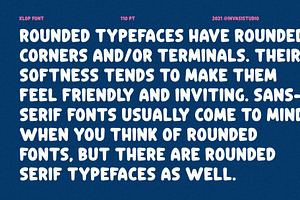 Klop - Friendly Rounded Font