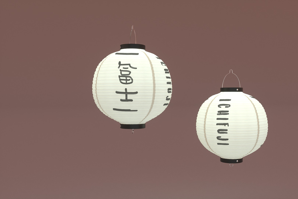 Japanese Lanterns, an Architecture 3D Model by 3DTreatment (Photo 3 of 7)