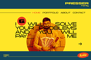PRESSER - Extended Sans Serif Fonts, a Sans Serif Font by Konstantine Studio (Thumbnail 2 of 13)