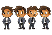 Businessman Character Set Vector Art, a Person Illustration by Ghagra (Thumbnail 2 of 3)