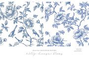 Chinoiserie Seamless Pattern Set, a Pattern Graphic by Patishop Art (Thumbnail 6 of 9)