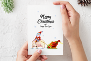 Christmas Greeting Card Template, a Card Template by ElephantArts (Thumbnail 3 of 8)