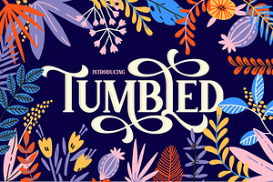 Tumbled Serif Font, a Serif Font by Salt & Pepper Designs