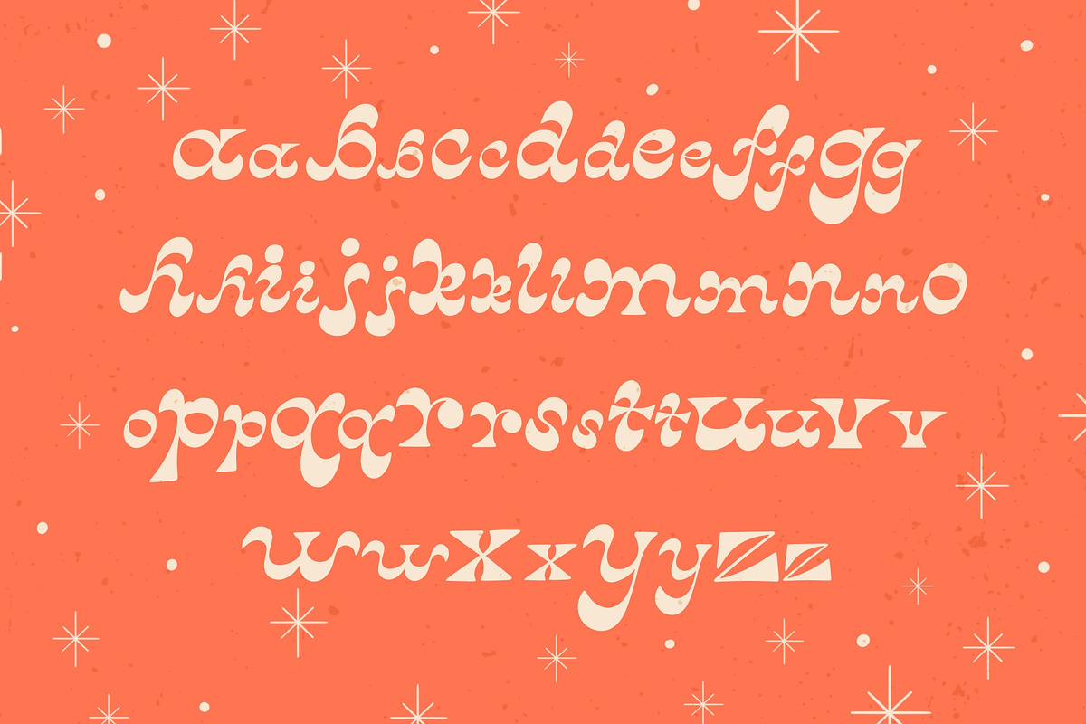 Weighted Tops 'N Bottoms Font, a Font by Liz Kohler Brown (Photo 3 of 4)