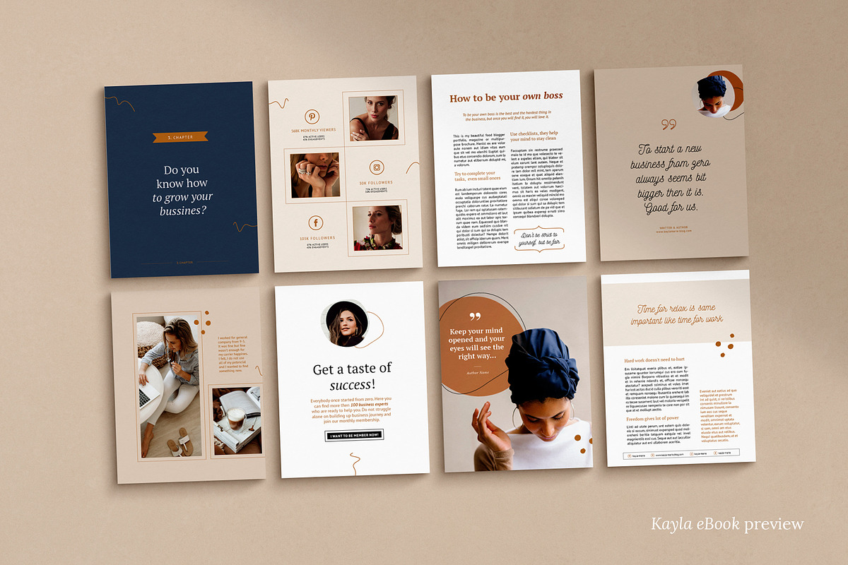 4 in 1 Course Creator Super Bundle K, a Magazine Template by Mirazz (Photo 23 of 44)