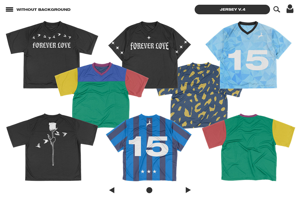Jersey V.4 - Mockup, a Shirt Mockup by DaldSgh (Photo 2 of 17)