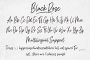 Black Rose, a Script Font by N (Thumbnail 7 of 8)