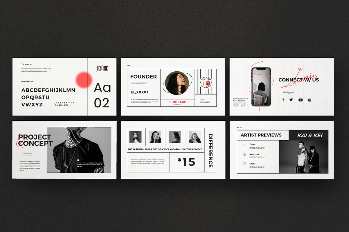 Iconic - Minimal Lookbook Keynote, a Presentation Template by Dirtytemp Studio (Photo 4 of 11)
