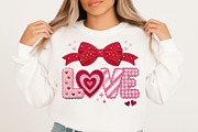 Glitter Crochet Yarn Valentine Png, an Illustration by Craft Nest (Thumbnail 3 of 5)