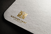 Natural Circle four leaf  icon logo, a Branding & Logo Template by mouze_art (Thumbnail 3 of 3)