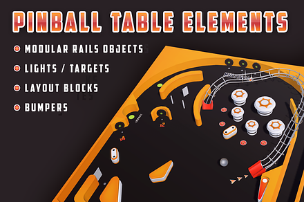 Pinball table elements
