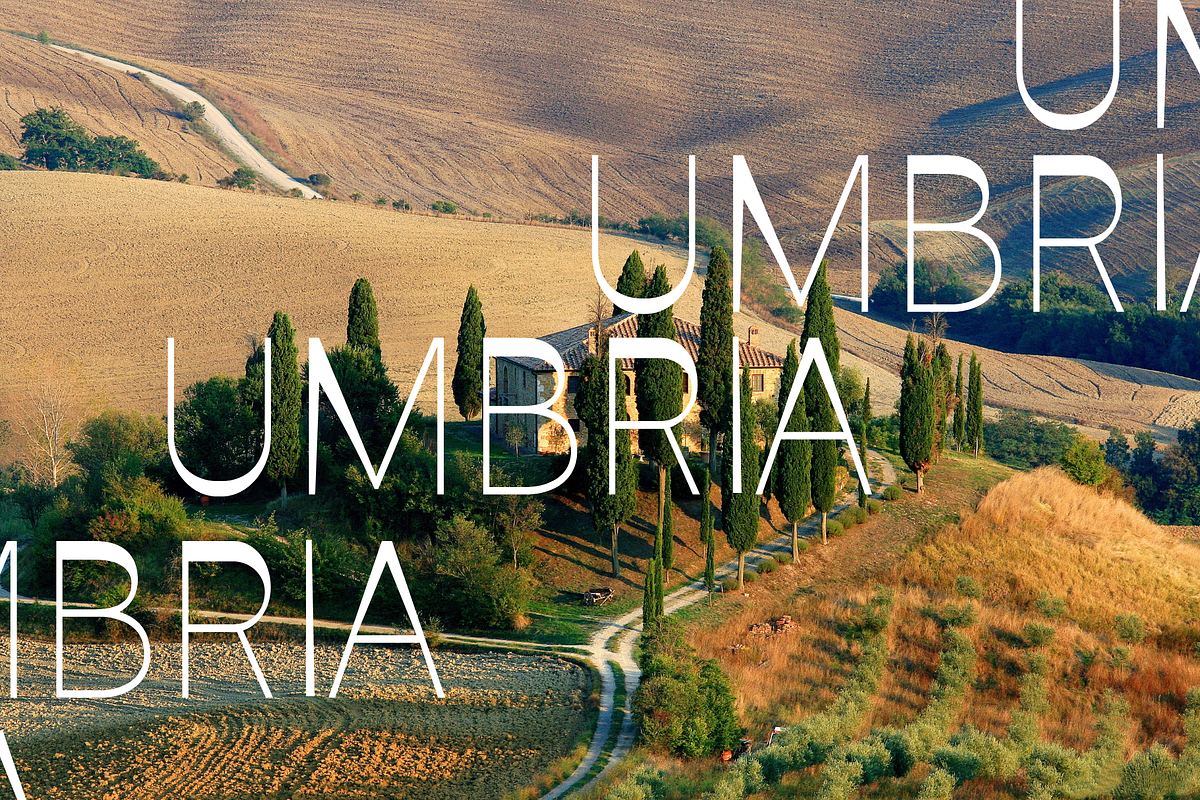 UMBRIA Modern & Distinctive Font, a Sans Serif Font by 98 Created (Photo 3 of 7)