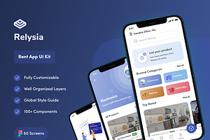 Relysia-Rent Anything IOS App UI KIT