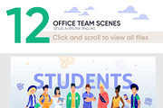 Office Team Flat Scenes, a Websites & App Template by PavelVinnik (Thumbnail 2 of 3)