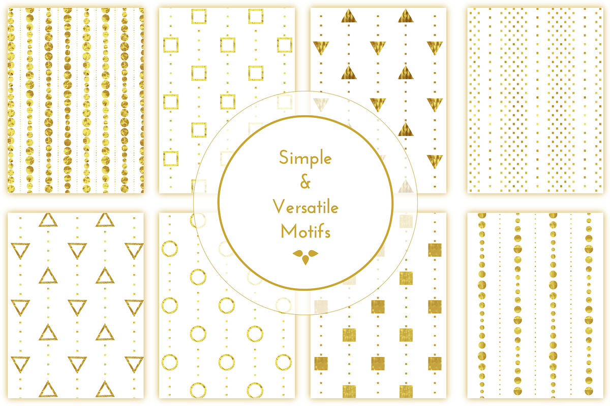 The Mega Gold Bundle, a Pattern Graphic by HMJS Designs (Photo 4 of 5)