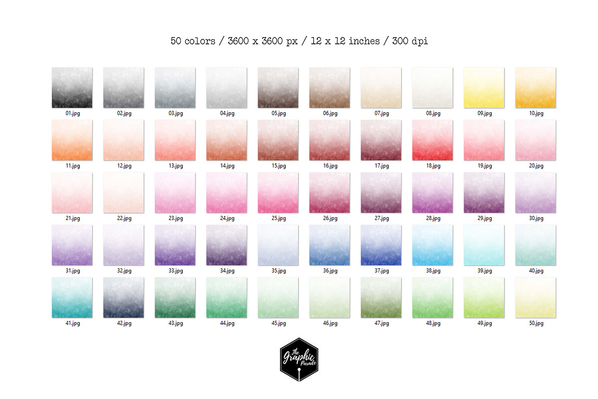 Ombre Watercolor paper pack, a Texture Graphic by The Graphic Parade (Photo 2 of 5)