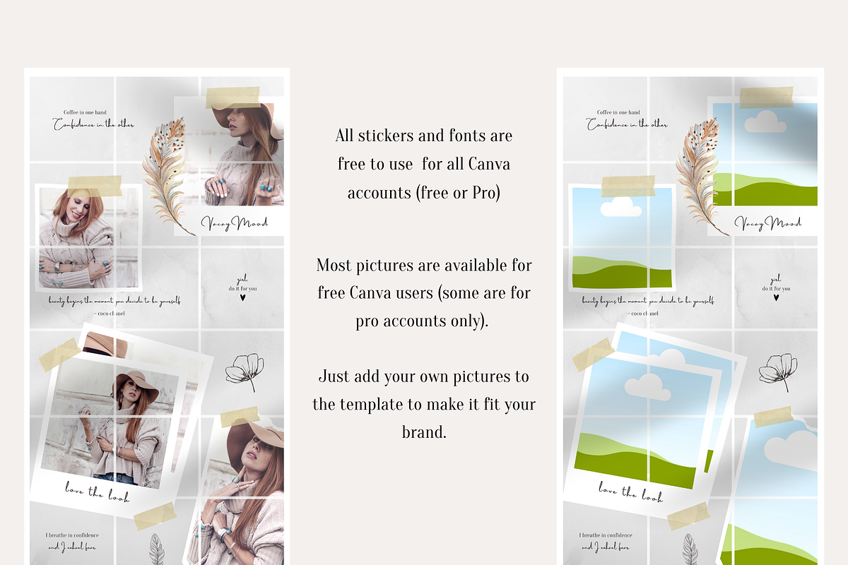 Instagram Puzzle Template - CANVA, a Social Media Template by Tegefeldt Design (Photo 6 of 7)