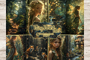 Fairy Forest Junk Journal Page, a Person Illustration by GlamArtZhanna (Thumbnail 1 of 10)