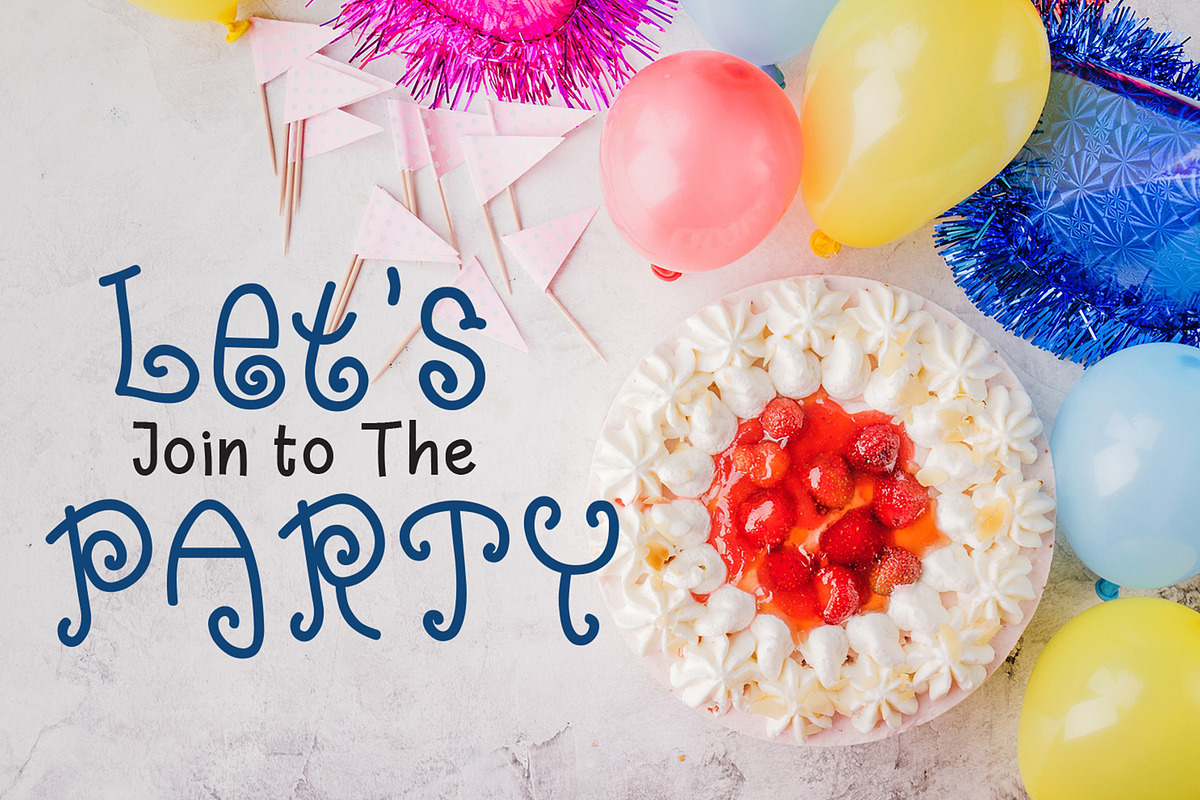 Blue Ocean - Cute Baby Font Duo preview 4