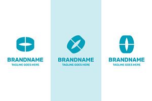 Letters CD CN NU Monogram Logo, a Branding & Logo Template by Pray Art Design Studio