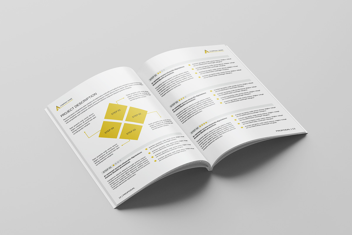 Business Proposal, a Brochure Template by retrographix (Photo 8 of 13)