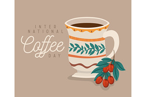 International Coffee Day Card