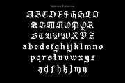 Blitch Modern Blackletter Tattoo, a Blackletter Font by WhymoreArt (Thumbnail 11 of 12)