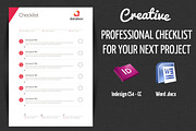 Professional Project Checklist, a Stationery Template by GoodDesignCreation (Thumbnail 1 of 4)